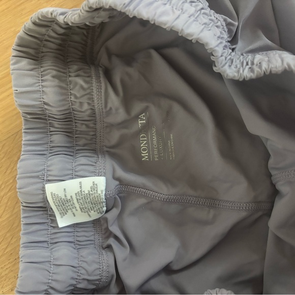 Mondetta Women's Light Gray Athletic Shorts - Picture 4 of 5